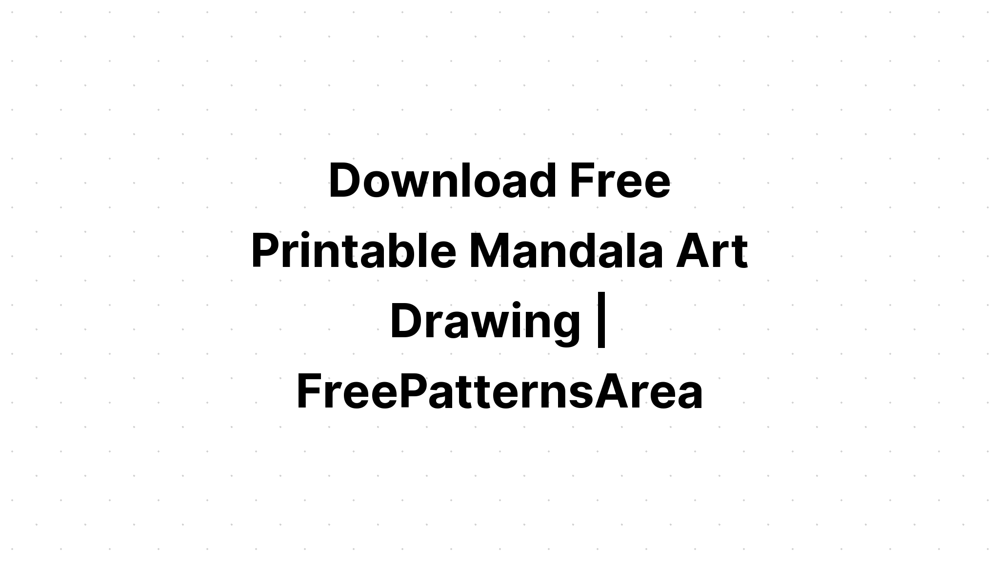 Download Free 3D Mandala - Layered SVG Cut File